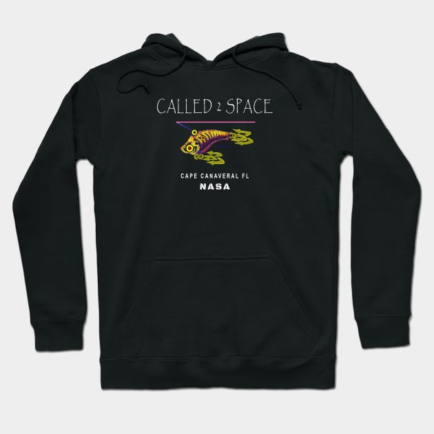 Cape Canaveral Florida, NASA Called 2 Space, Lure of Space Hoodie by The Witness